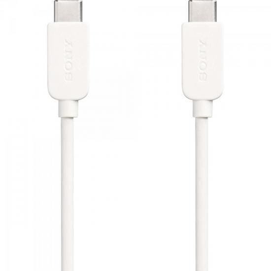 Cabo de Transferencia e Carregamento USB Tipo C CP-CC100 1M Branco SONY - 1