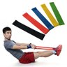 Kit 5 Faixas Elasticas Mini Band Academia em Casa Extensor Exercicios Yoga Pilates Fitness Crossfit - 8