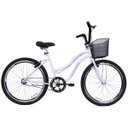 Ver imagem 1 de Bicicleta Feminina Aro 26 Beach Branca