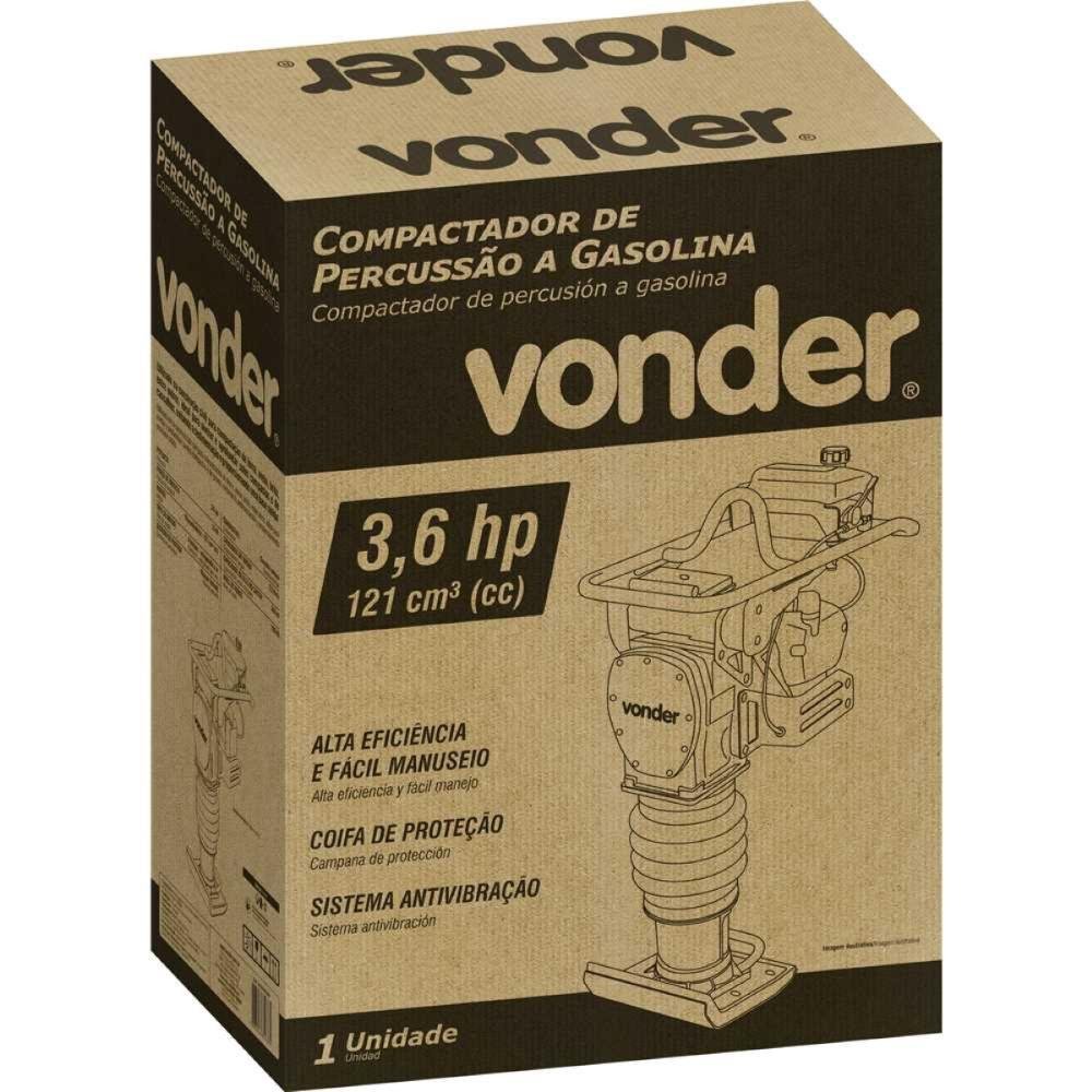 Compactador de Solo Percussão 3,6hp 4t Gasolina Vonder - 7