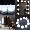 Ver imagem 2 de Kit 10 Lampadas- Luminária Led de Maquiagem Camarim Penteadeira 10 Lâmpadas