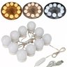 Kit 10 Lampadas- Luminária Led de Maquiagem Camarim Penteadeira 10 Lâmpadas - 4
