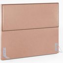Ver imagem 1 de Cabeceira Cama Box Casal Com Tachas 140 Cm Linho Rosê