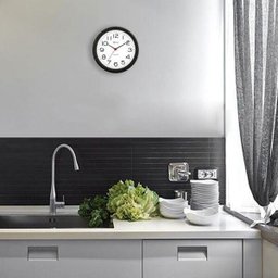 Relógio De Parede Silencioso Preto Herweg 660039-34 - 3