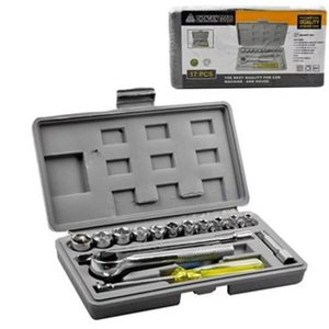 Jogo de Chave Catraca 17 Peças com Maleta DATERRA 18840