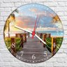 Relógio De Parede Ponte Praia Mar Natureza Gg 50 Cm - 3
