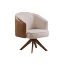 Ver imagem 1 de Poltrona Decorativa Julia Base Giratoria Luxuosa - Gustavo Decor