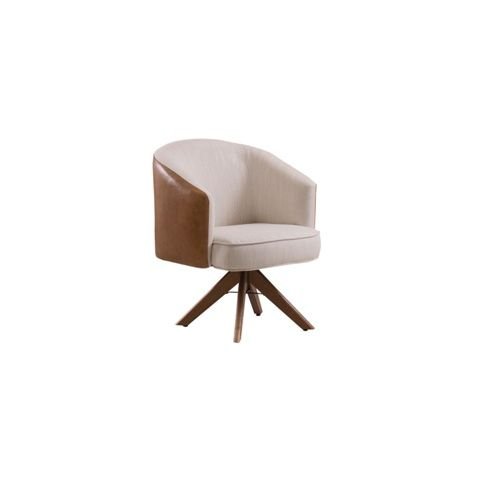 Poltrona Decorativa Julia Base Giratoria Luxuosa - Gustavo Decor