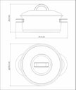 Ver imagem 7 de Caçarola Tramontina Solar Solar Funda em Aço Inox Fundo Triplo com Tampa e Alças 28 Cm 8,4 L Tramont