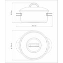 Ver imagem 7 de Caçarola Tramontina Solar Solar Funda em Aço Inox Fundo Triplo com Tampa e Alças 28 Cm 8,4 L Tramont