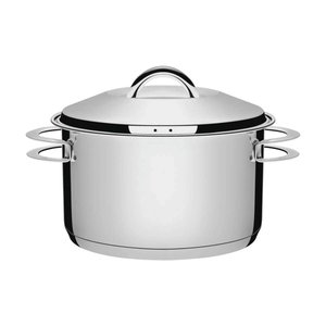 Caçarola Tramontina Solar Solar Funda em Aço Inox Fundo Triplo com Tampa e Alças 28 Cm 8,4 L Tramont