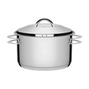 Ver imagem 1 de Caçarola Tramontina Solar Solar Funda em Aço Inox Fundo Triplo com Tampa e Alças 28 Cm 8,4 L Tramont