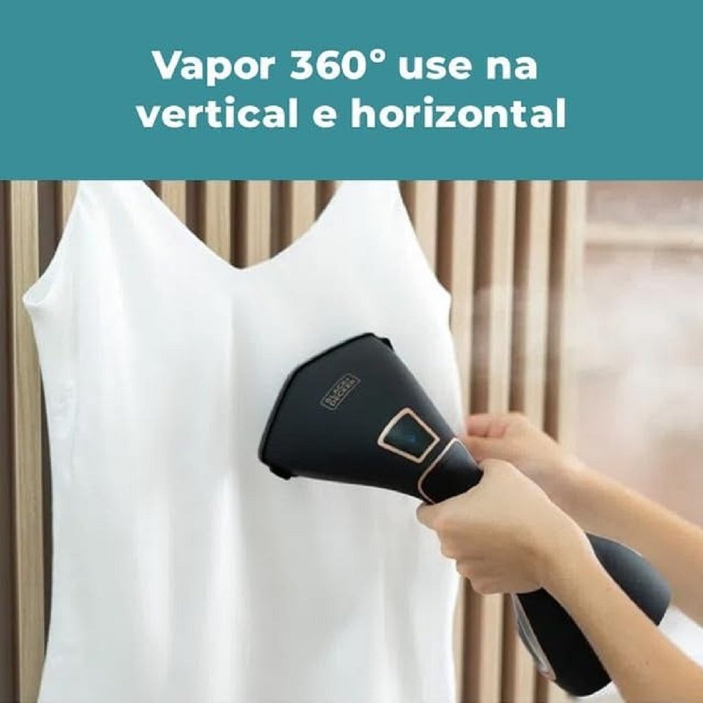 Vaporizador Portátil com Display Digital Preto 127v 1500w - 6