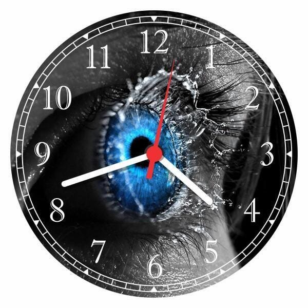 Relógio De Parede Olhos Visão Oftalmologia Gg 50 Cm G01 - 1