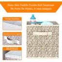 Ver imagem 7 de Kit 6 Caixas Organizadoras de Tecido para Nicho 33x33x33cm Bege