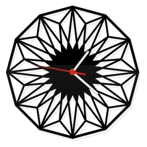 Relógio De Parede Geométrico - 1