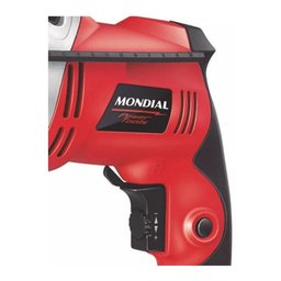 Furadeira martelete elétrica de 13mm Mondial Hobby FFI-05 700W vermelha e preta 220V + acessórios - 3