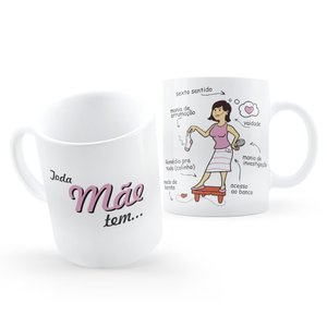 Caneca Toda Mãe Tem Presente Criativo:Branco