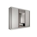 Ver imagem 1 de Guarda Roupa Casal 3 Portas de Correr e 8 Gavetas C- 1 Espelho Sonetto-toulon Plus Branco