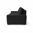 Ver imagem 6 de Sofá Decorativo Sala de Estar Champions 2 Lugares 150cm Couro Preto - Mozzelar