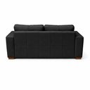 Ver imagem 7 de Sofá Decorativo Sala de Estar Champions 2 Lugares 150cm Couro Preto - Mozzelar