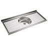 Bacia Inox 120x52 Pop Redonda 37017 Duranox Inox - 1