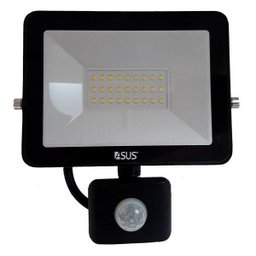 Refletor Com Sensor De Presença Movimento 30W Led - 1 Refletor Com Sensor De Presença Movimento 30W Led - 1