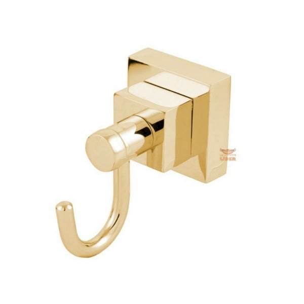 Cabide Luxo Dourado Para Banheiro - 1