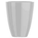 Ver imagem 1 de Vaso de Fibra de Vidro Roma P 50cm Brilhantes e Foscos Decorativo Cinza Claro