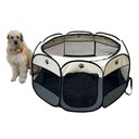 Ver imagem 1 de Cercadinho Casinha Cachorro Grande Gato Coelho Pet Dobravel Portatil Canil Chiqueirinho Resistente M