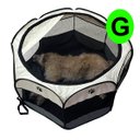 Ver imagem 3 de Cercadinho Casinha Cachorro Grande Gato Coelho Pet Dobravel Portatil Canil Chiqueirinho Resistente M
