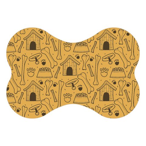 Tapete Comedouro Ração Cachorro Pet Cão Dog Lona Nº5 - 30x44 Arte na Arte Tapete para Comedouro de C