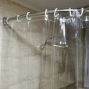 Ver imagem 5 de 1 Cortina Box Banheiro Transparente Antimofo Ajustável 2,30m