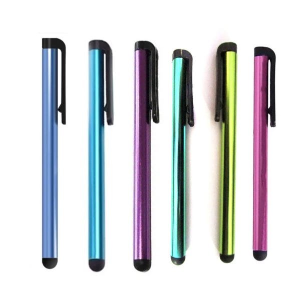 Kit com 6 Caneta Touch Screen para Telas Capacitivas - 6 Cores - 1