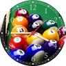 Relógio De Parede Esportes Sinuca Bilhar Gg Com 50 Cm 02 - 1