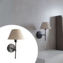 Ver imagem 2 de Arandela Luminária de Parede Clássico com Interruptor com Cúpula Ref 16 Decoração Casa Sala Quarto