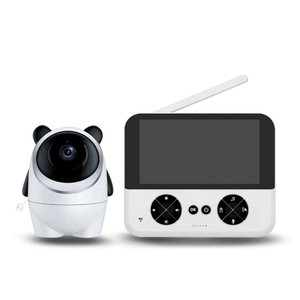 Babá Eletrônica Baby Câmera com Monitor Som Bivolt Branco Tela 4.3