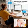 Babá Eletrônica Baby Câmera com Monitor Som Bivolt Branco Tela 4.3 - 5