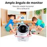Babá Eletrônica Baby Câmera com Monitor Som Bivolt Branco Tela 4.3 - 6