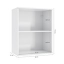 Ver imagem 5 de Armário Aéreo Celeste Kappesberg 100% Mdf 1 Porta Branco 60cm