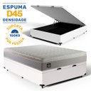 Ver imagem 2 de Cama Box Baú Casal com Colchão de Espuma D45 Strong One Face Branco