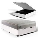 Ver imagem 1 de Cama Box Baú Casal com Colchão de Espuma D45 Strong One Face Branco