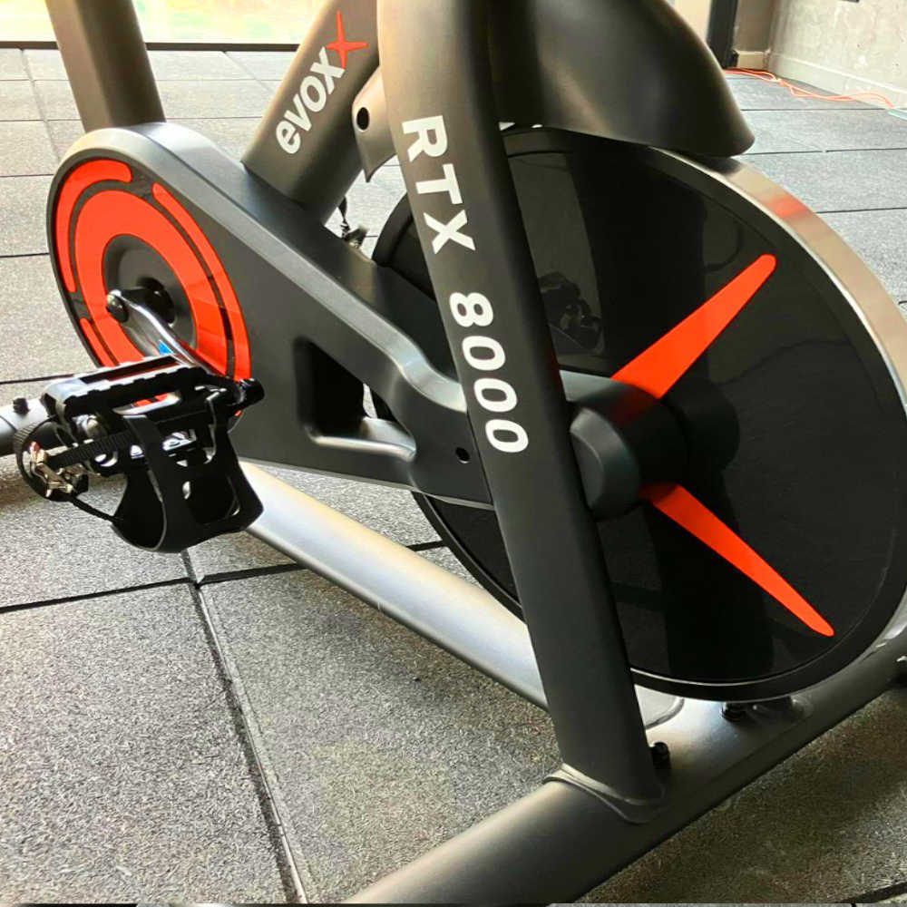 Bicicleta Spinning Magnética Roda de 15kg Evox Fitness - 6