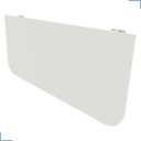 Ver imagem 2 de Mesa Dobrável em Mdp com Suporte 90x40 Cm Branca