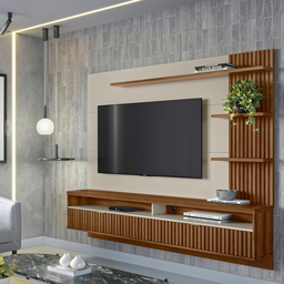 Painel Araruna Freijo Off White para Tv até 65 Polegadas Linea Brasil - 2