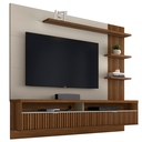 Ver imagem 1 de Painel Araruna Freijo Off White para Tv até 65 Polegadas Linea Brasil