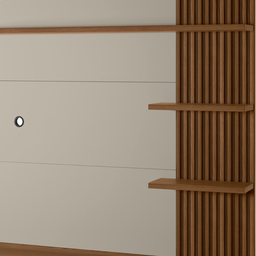 Painel Araruna Freijo Off White para Tv até 65 Polegadas Linea Brasil - 3