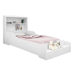 Cama Montessoriana Infantil Menina Montessoriana Branca liz Cambel - 2