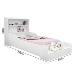 Cama Montessoriana Infantil Menina Montessoriana Branca liz Cambel - 4