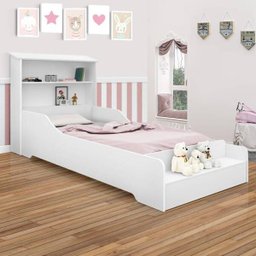 Cama Montessoriana Infantil Menina Montessoriana Branca liz Cambel - 1
